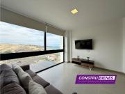 Departamento amoblado vista al mar en Urb. Ciudad del...