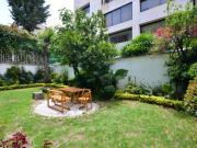 DEPARTAMENTO AMUEBLADO CON JARDIN EN EUGENIO SUE A MEDIA...