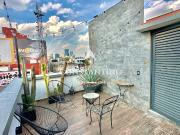 departamento amueblado con terraza en la roma norte