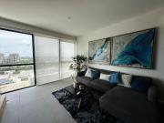 Departamento amueblado, en condominio con piscina y elevador