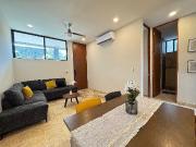 DEPARTAMENTO AMUEBLADO EN PLANTA BAJA Y ALBERCA COMÚN EN...