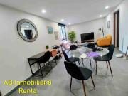 Departamento amueblado en renta, Cuajimalpa, Santa Fe, CdMx