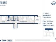 Venta 2 ambientes Belgrano