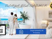 Departamento en Playa del Carmen, zona centro, muy cerca...