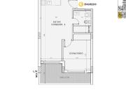 Venta departamento 1 dormitorio Rosario centro