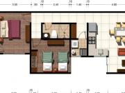 Departamento con 2 recámaras en venta en Portales Sur