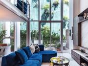 Departamento con área común con alberca, en venta, Santa...