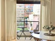 Departamento con balcón en Palermo Chico