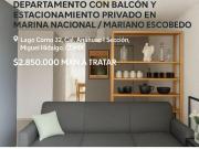 DEPARTAMENTO CON BALCÓN Y ESTACIONAMIENTO PRIVADO EN...
