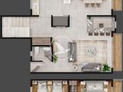 Departamento con Roofgarden cerca del Parque Hundido en CDMX