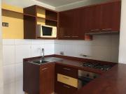 Departamento con Terraza, metro Sta Lucía