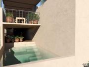 Departamento con terraza y alberca privada, en venta,...