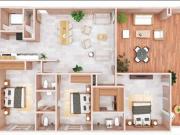 Departamento con Vista a la Laguna Nichupté en Venta en...