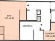 Departamento de 1 amb en venta en Monserrat
