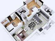 Departamento de 2 recamaras con terraza frente al parque