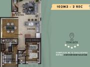 DEPARTAMENTO DE 2 RECÁMARAS EN PREVENTA EN MÉRIDA! ZONA...
