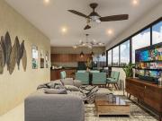 Departamento de 3 habitaciones en privada con amenidades