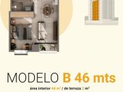 Departamento de 46 m2 con 1 recámara en venta, Loma Bonita