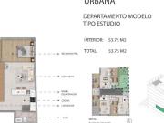 Departamento de 54 m² con 1 habitación en venta, Parque...