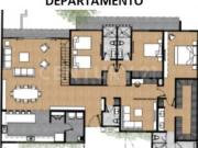 Departamento de dos plantas, 356 m2 habitables