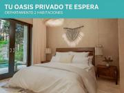 Departamento de lujo 2 recamaras con piscina y alberca