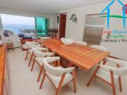 Departamento de playa con 3 recámaras y terraza con...