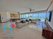 Departamento de playa con 4 rec y terraza con vista al mar