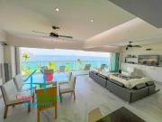 Departamento de playa con terraza y vista al mar