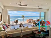 Departamento de playa en renta vacacional con terraza y...