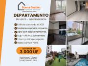 Departamento de un dormitorio más estacionamiento