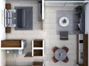 Departamento de una recámara en venta en complejo de lujo