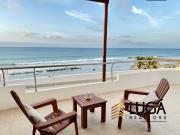 Departamento dúplex amoblado frente al mar en renta,...