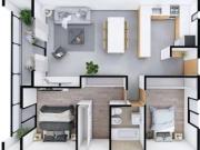 VENTA DEPARTAMENTO EN POZO DE DOS DORMITORIOS EN LA PLATA