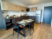 Departamento en alquiler de estreno semi amoblado Miraflores