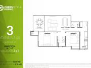 Departamento en alquiler en Merlo Sur