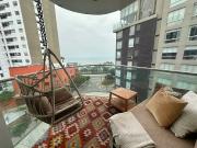 DEPARTAMENTO EN ALQUILER EN MIRAFLORES CON VISTA AL MAR