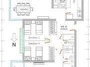 Departamento en Arriendo en Colón con Manquehue