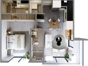 Loft doble altura en venta Cancun Costa Mujeres |...