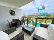 Departamento en condominio de playa con terraza y vista...