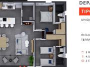 Departamento en Cumbres 4to Sector en Venta