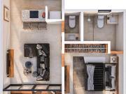 DEPARTAMENTO EN EL NORTE DE MERIDA UNA RECAMARA