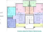 Departamento en planta alta con terraza, diseño moderno...