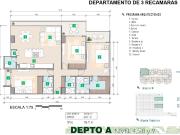 Departamento en PRE VENTA, 3 Rec?maras, 25 Amenidades,...