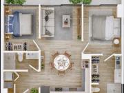 Departamento en pre venta en Warhol Providencia