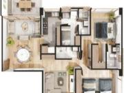 Departamento en PREVENTA en Bosque Real, Nativ Tipo B