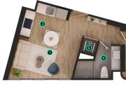 DEPARTAMENTO EN PROYECTO CON BALCÓN, VISTA A LA CALLE. DALI