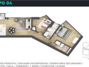 DEPARTAMENTO EN PROYECTO CON PISCINA EN ÁREAS COMUNES....