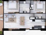 Departamento en Puerto Cancun en torre con...