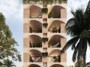 DEPARTAMENTO EN PUERTO MORELOS CON ALBERCA Y LAVANDERIA,...