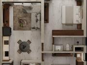 Departamento en puerto morelos, en VENTA, 2...